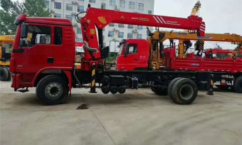 陜汽德龍10噸隨車(chē)吊 
