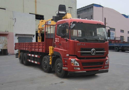 東風(fēng)天龍前四后八10-16噸隨車(chē)起重運(yùn)輸車(chē)  